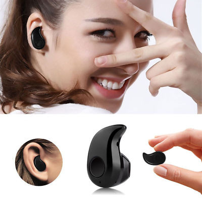 Bluetooth Headset Earphone Mini Earbud with Mic Wireless Earpiece for  Cellphones