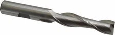 Hertel 1/2", 2" LOC, 1/2" Shank, 4" OAL, 2 Flute, HSS Square End Mill, Spiral...