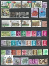 GREAT BRITAIN Used Stamps  -87 different sets/singles -Great Value -Take a Look!