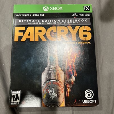 Far Cry 6 Ultimate Edition Steelbook - Xbox Series X * Sealed *