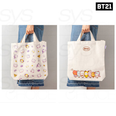 BTS BT21 Official Goods Eco Bag minini Ver + Tracking Number