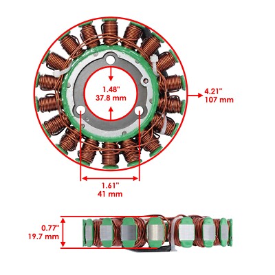 Buy NEW Suzuki Genuine OE Stator Generator 2006 2007 GSXR600 GSXR750 In Cheap P - Foto 10