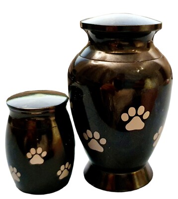 Pfoten Pfote Hund Katze Haustier Mini Einäscherung Asche Urne Beerdigung Denkmal Denkmal UK