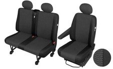Nissan Primastar Stoff Maß Sitzbezüge Sitzschoner Set Fahrersitz Doppelbank 
