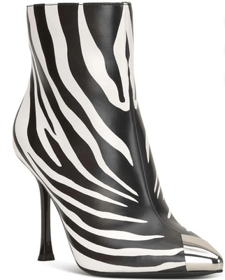 INC International Concepts Boots Size 9 Zebra Print Pointed Toe Stiletto Heels