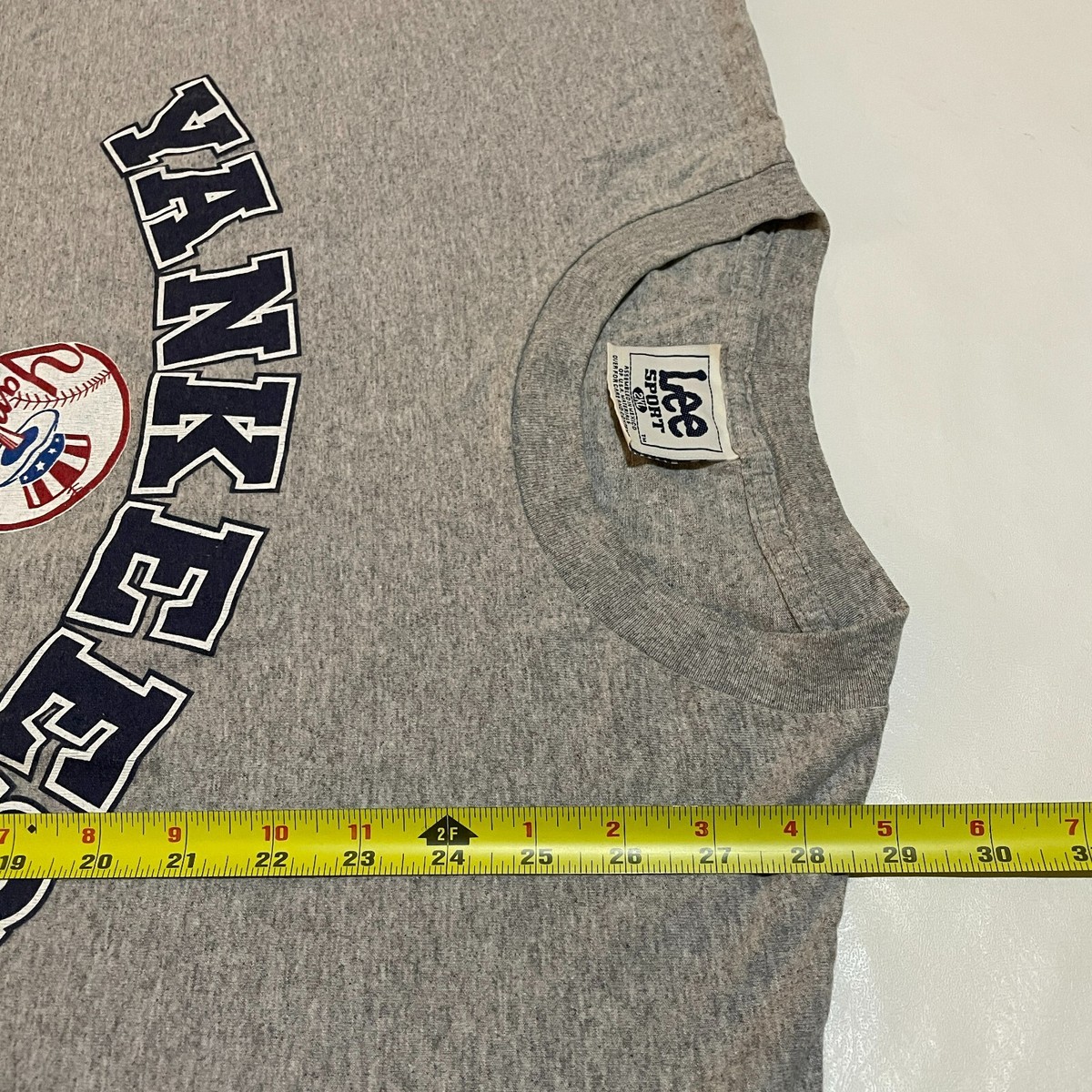 Lee Sports YankeesTシャツウェア MLB 90's MLB ヤンキース Lee SPORT Tシャツ ビッグロゴ XL 90s 古着