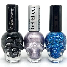 3 New Blackheart Nail Polish Bundle