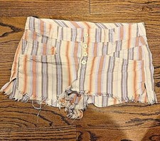 EUC Free People Grey, Orange, Beige Shorts sz 10