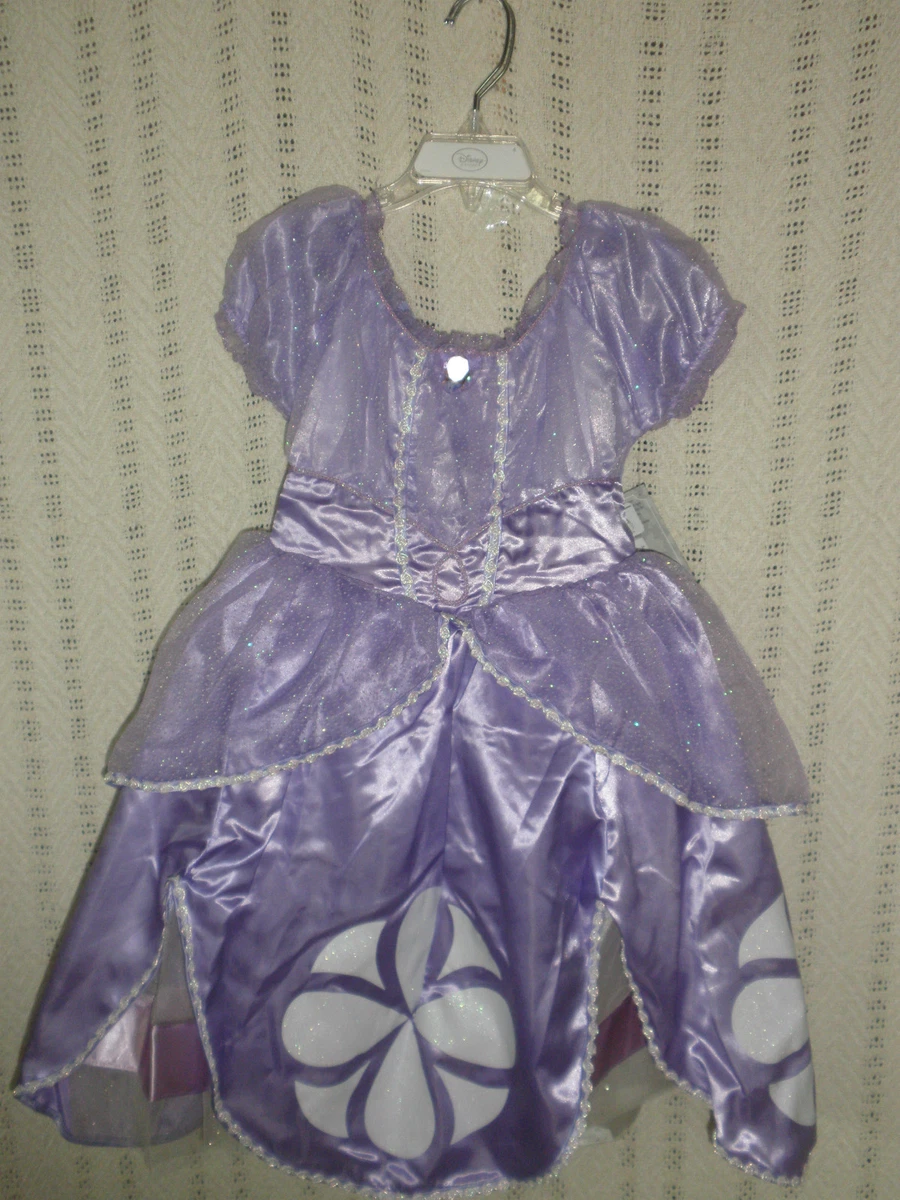 DISNEY STORE PRINCESS SOFIA THE FIRST GOWN COSTUME SIZE 7 8