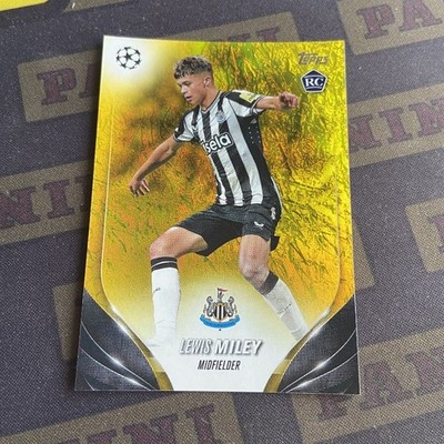 2023-24 Topps Jade Edition Lewis Miley Rookie RC Gold 15/50 Newcastle United