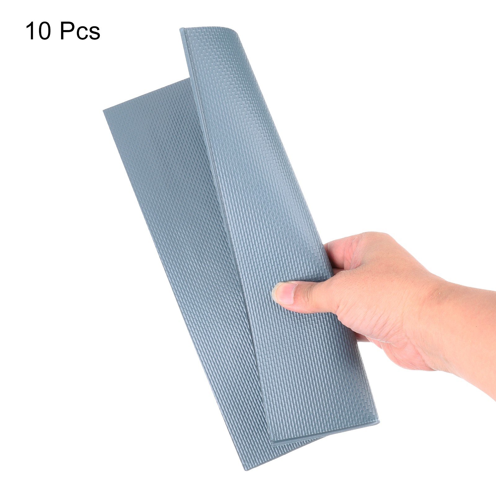 Miniature Roof Tiles PVC for Model Building Dark Grey Pack of 10