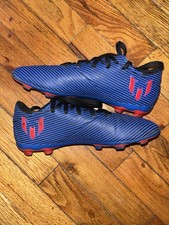 Addidas Nemeziz Messi Soccer Cleats Youth Size 4 Blue Red
