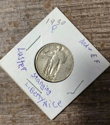 1930-P Standing Liberty Quarter 25c Xf Extra Fine