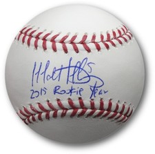 Matt Duffy Hand Signed Autographed MLB Baseball Giants MLB 2015 ROY JSA