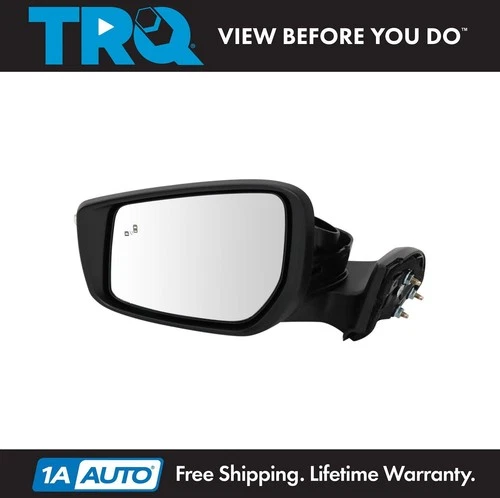TRQ Left Mirror with Heat Driver Side Fits 2018-2024 Nissan LEAF NI1320306