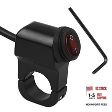 12V Motorcycle ATV Waterproof Handlebar Headlight Switch,Fog Spot Light LED