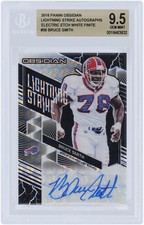 Bruce Smith Bills Signed 2018 Panini Obsidian Finite #LS-36 #1/1 BGS 9.5 Card