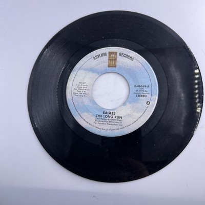 Vinyl 45 RPM Record - Eagles The Long Run / The Disco Strangler