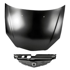 For Acura Rsx 2002-2004 Replacement 2-piece Hood Panel Grille Standard Line