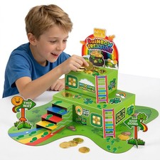 St. Patrick  s Day Leprechaun Trap Craft Kit for Kids, Rainbow Treasure DIY De...