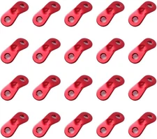 20 PCS Tent Rope Tensioner, Aluminum Guyline Cord Adjuster for Tent, Ultralight 