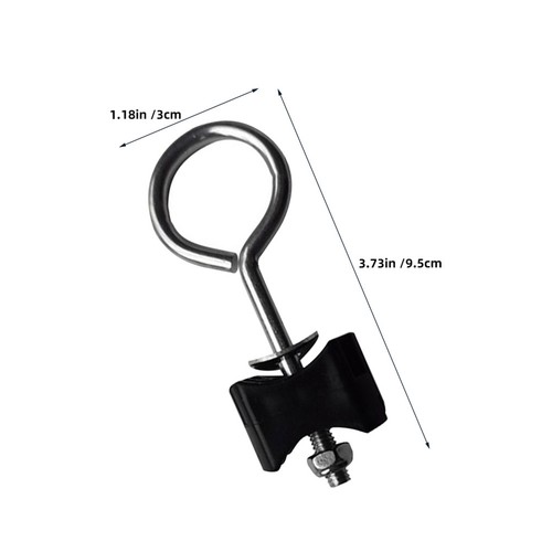 9 Pcs Metal Screw Anchors for Ground Outdoor Trampoline Replacement Parts - Picture 11 of 12