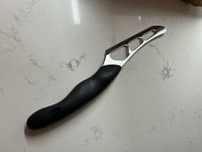 Cutco 1504 KF Serrated Cheese Kitchen Knife Black Soft Grip Handle USA
