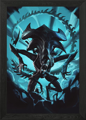 Xenomorph Queen: Reign of the Hive gerahmtes Wandbild Poster Leinwanddruck Bild