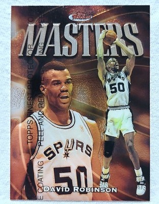 1997-98 Topps Finest Bronze David Robinson #203 San Antonio Spurs 