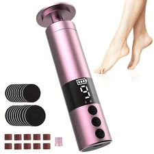 Rechargeable Electric Remover for Feet & Hands -9-Speed Adjustable Pedicure Tool