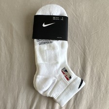Nike NBA White Mid Calf Athletic Socks Men's Size L PSK653-100