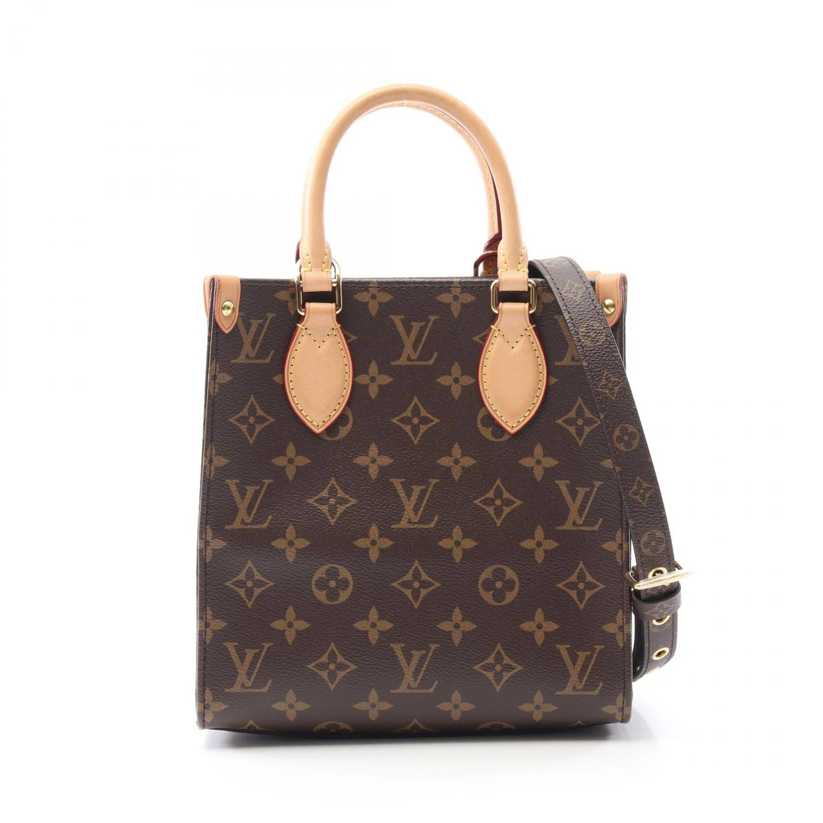 LOUIS VUITTON（LV） Borsa a tracolla Louis Vuitton Sac Plat BB M45847 tela monogramma usata donna LV