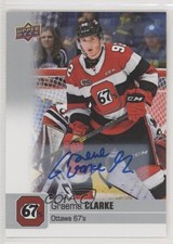2019-20 Upper Deck CHL Auto Graeme Clarke #31 Auto 0e3