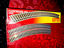 NEU ❤️2x ❤️ FLEISCHMANN 6125❤️ H0 PROFI Gleise Schiene KURVE R 420 36° EISENBAHN