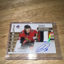 2019 SP Authentic Future Watch Limited Rudolfs Balcers RPA Rookie Patch Auto RC