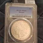 PCGS MS64 1879 Morgan Dollar $1 Silver Coin Uncirculated