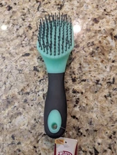 Weaver Leather Horse Mane and Tail Brush 7/8" Bristles Mint/Grey