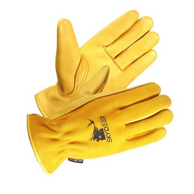 Full Grain Deerskin Leather Gloves   Premium Softness, 3D Ergonomic Fit & All...