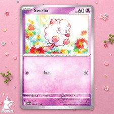 Swirlix 93/217 Ascended Heroes Pokemon TCG Card Psychic Single Trading Card