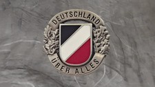 Pin Deutschland über alles - Schwarz Weiss Rot - 2,5 x 2,5 cm
