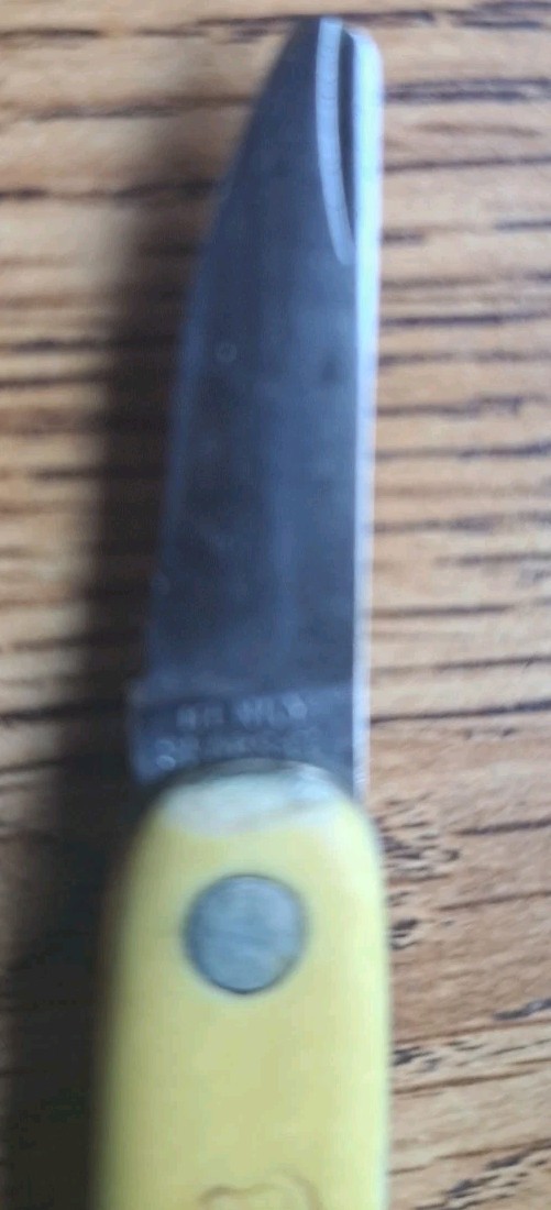 Vintage Henry Sears Ancient Order Of United Workman Pocket Knife 2 Blade Yellow 