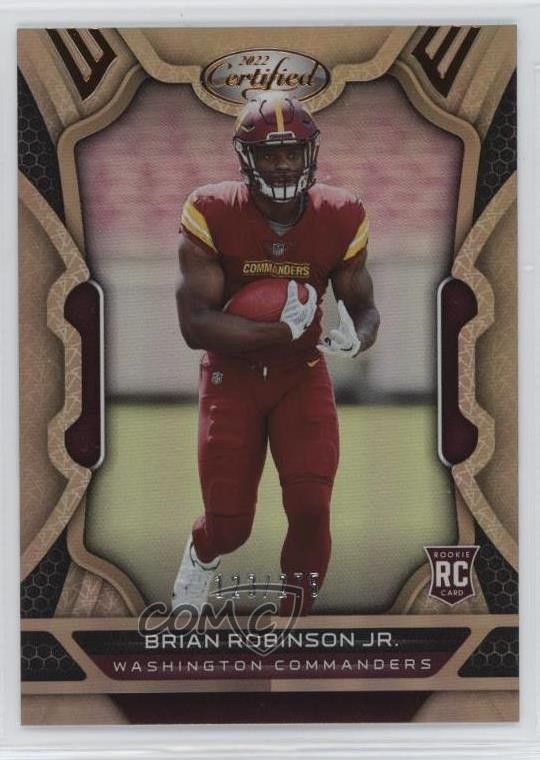 2022 Certified Rookies Mirror Bronze 123/275 Brian Robinson Jr #123 0z8z