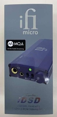IFI-OUDIO Micro iDSD Signature High-Res DAC Headphone Amp PCM768 DSD512