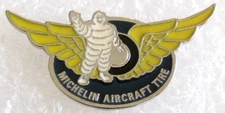 Michelin Aircraft Tire - Michelin Man Advertising Souvenir Lapel Pin