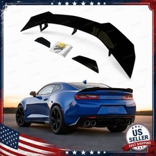 GLOSS BLACK TRUNK SPOILER WING FOR 2016-23 CH...