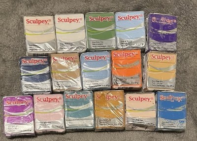 Sculpey III Polymer Oven Bake Clay 2oz  Lot Of 16