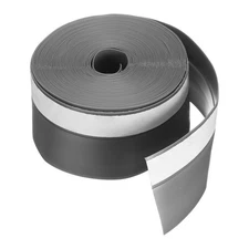 Door Draft Stopper, 26.25ft x 45mm Weather Stripping Door Seal, Grey