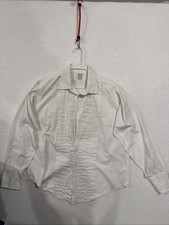 Vintage Brooks Brothers Makers Men  s Tuxedo Shirt, Sz 17-6 XXL White USA Formal