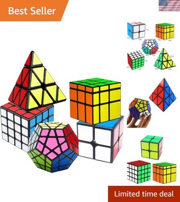 Speed Cube Set, Puzzle Cube, Magic Cube 2x2 4x4 Pyraminx Pyramid Megaminx Fen...