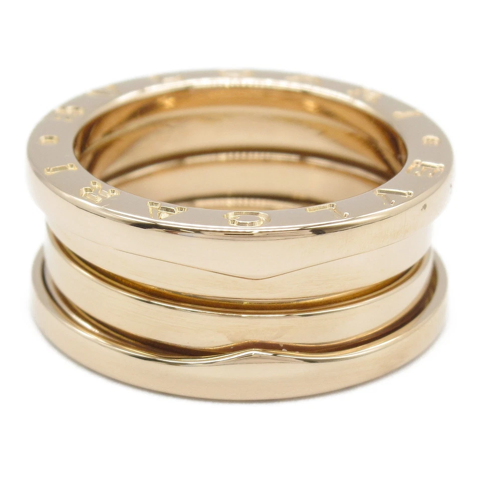 Anillo BVLGARI B-zero 1 Oro Rosa 18K EE. UU. Talla 5,75 #51 Foto 3 de 4